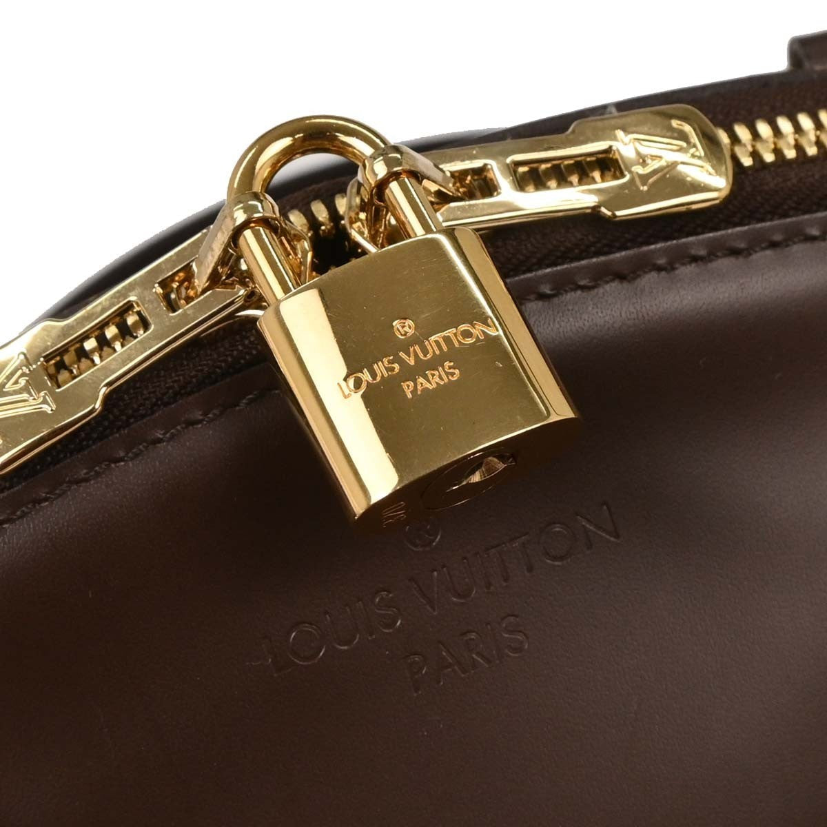 Louis Vuitton Verona Handbag Damier Brown Canvas Handbag