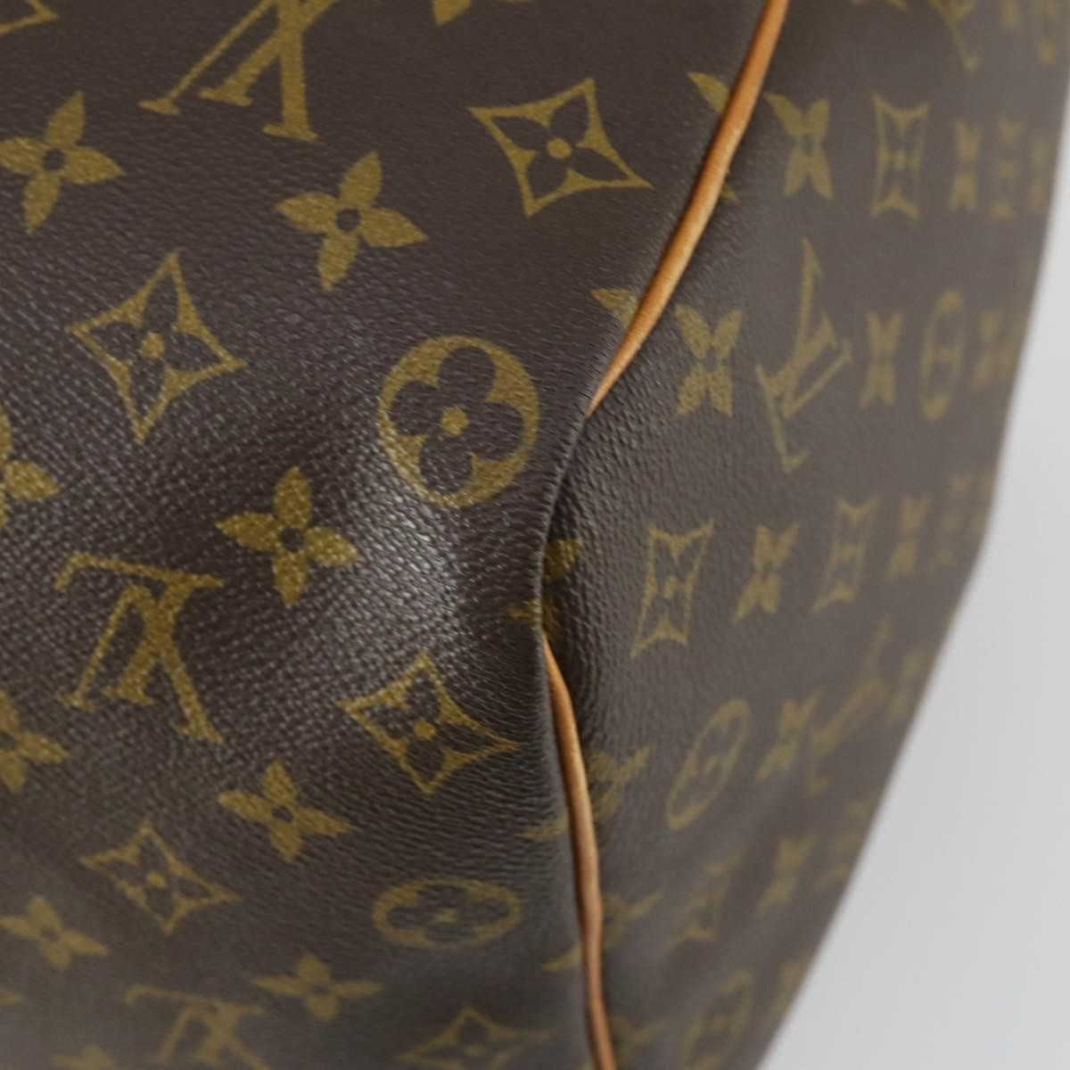 Louis Vuitton Keepall Bag Monogram Canvas Brown Canvas Travel Bag