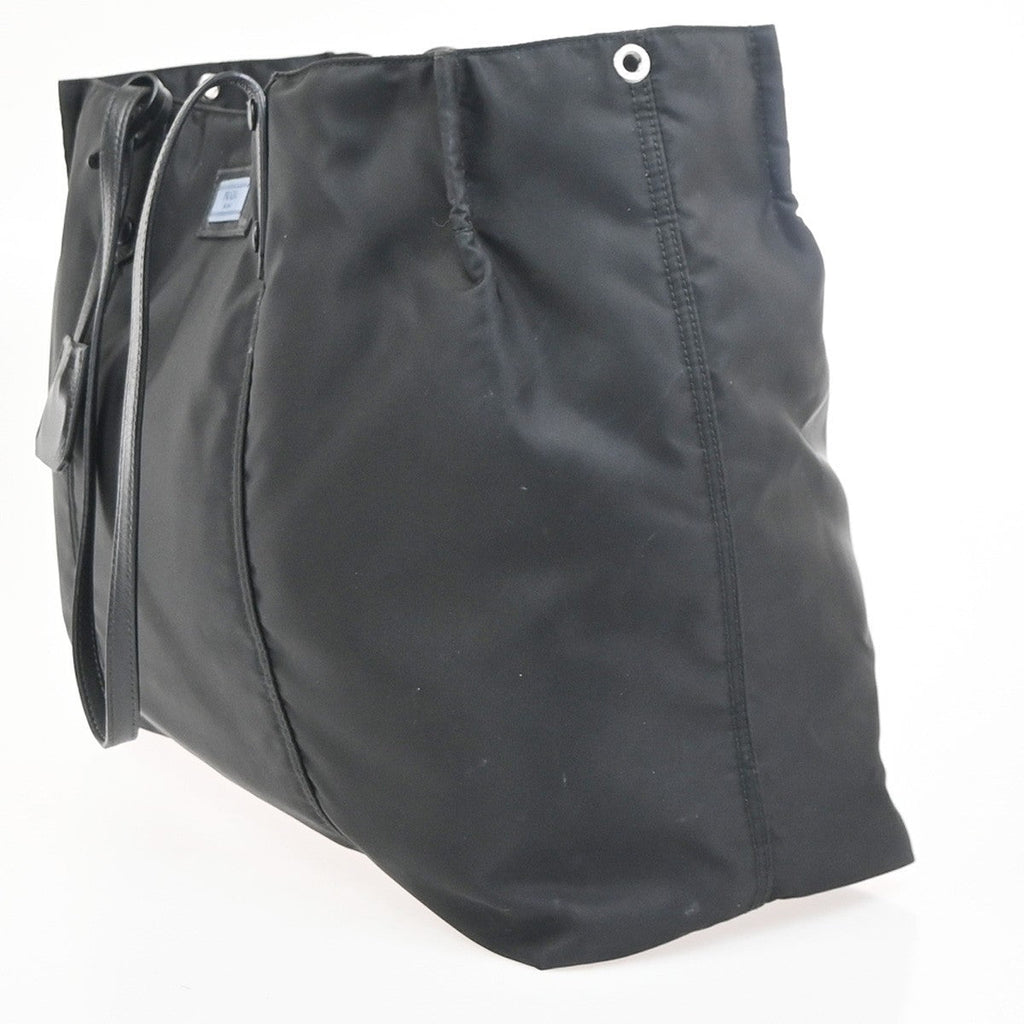 Prada Etiquette Tote Tessuto Black Nylon Tote Bag Bag
