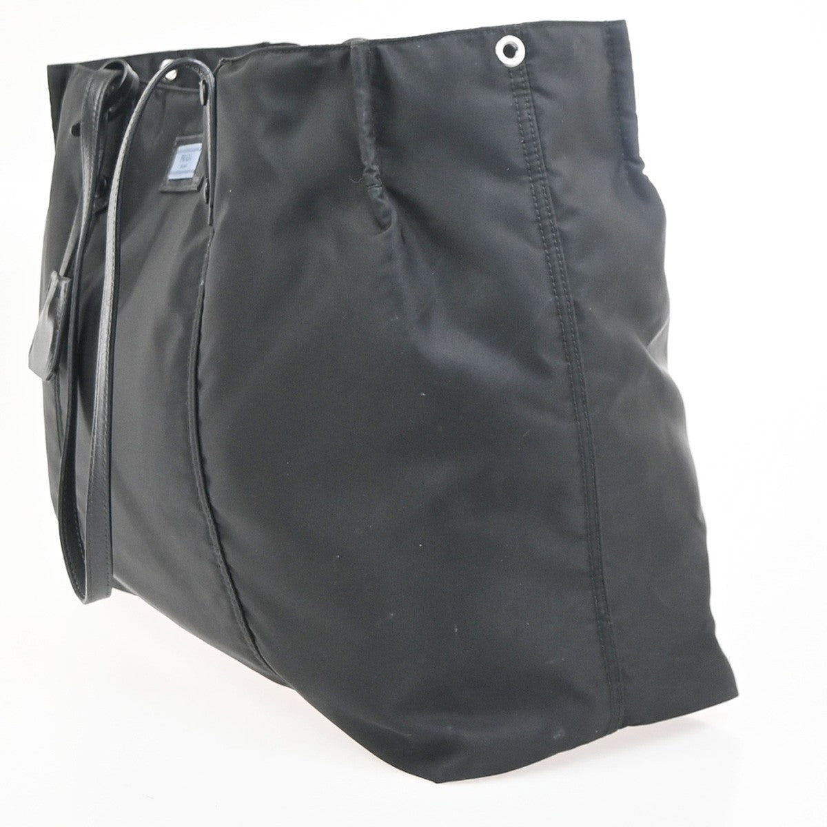 Prada Etiquette Tote Tessuto Black Nylon Tote Bag Bag