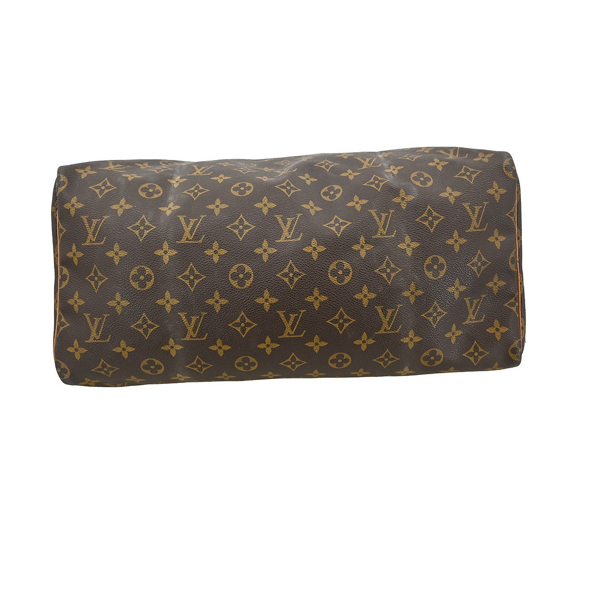 Louis Vuitton Speedy Handbag Monogram Canvas Brown Canvas,Leather Handbag