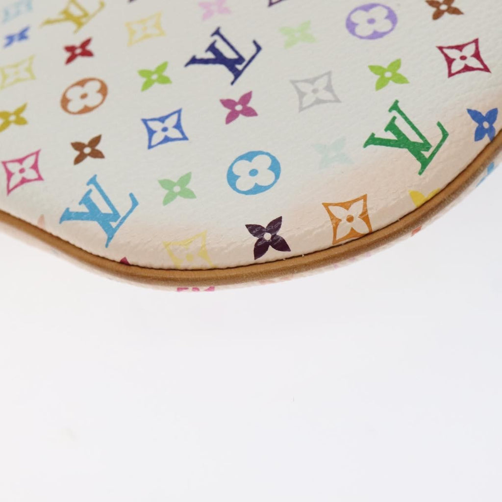 Louis Vuitton Pochette Gm Monogram Multicolor White Canvas Clutche & Pouche Bag