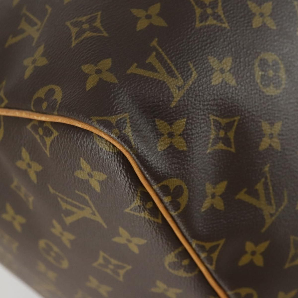 Louis Vuitton Keepall Bag Monogram Canvas Brown Canvas Travel Bag
