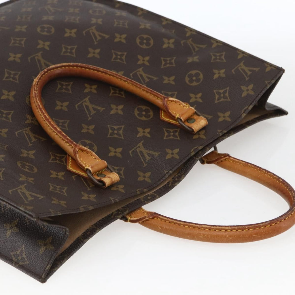 Louis Vuitton Sac Plat Bag Monogram Canvas Brown Canvas Tote Bag