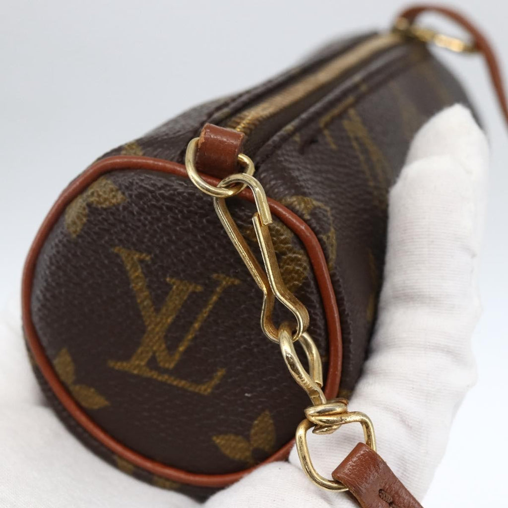 Louis Vuitton Papillon Pochette Monogram Canvas Brown Canvas Clutche & Pouche Bag