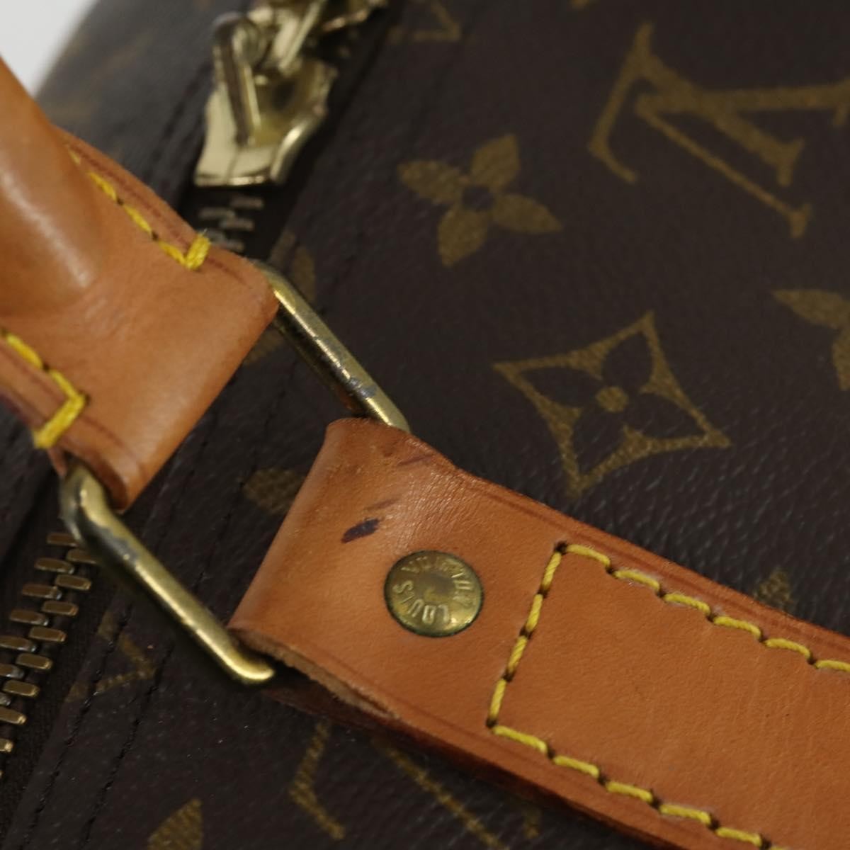 Louis Vuitton Keepall Bag Monogram Canvas Brown Canvas Travel Bag