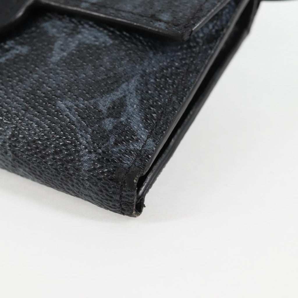 Louis Vuitton Cross Card Holder Limited Edition Monogram Pastel Noir Black Canvas Clutche & Pouche Bag