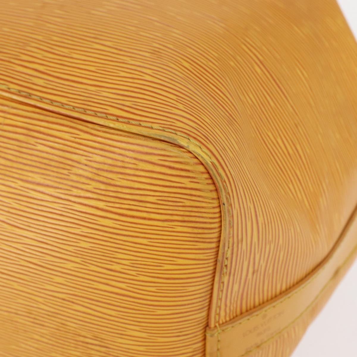 Louis Vuitton Petit Noe Handbag Epi Leather Yellow Leather Shoulder Bag