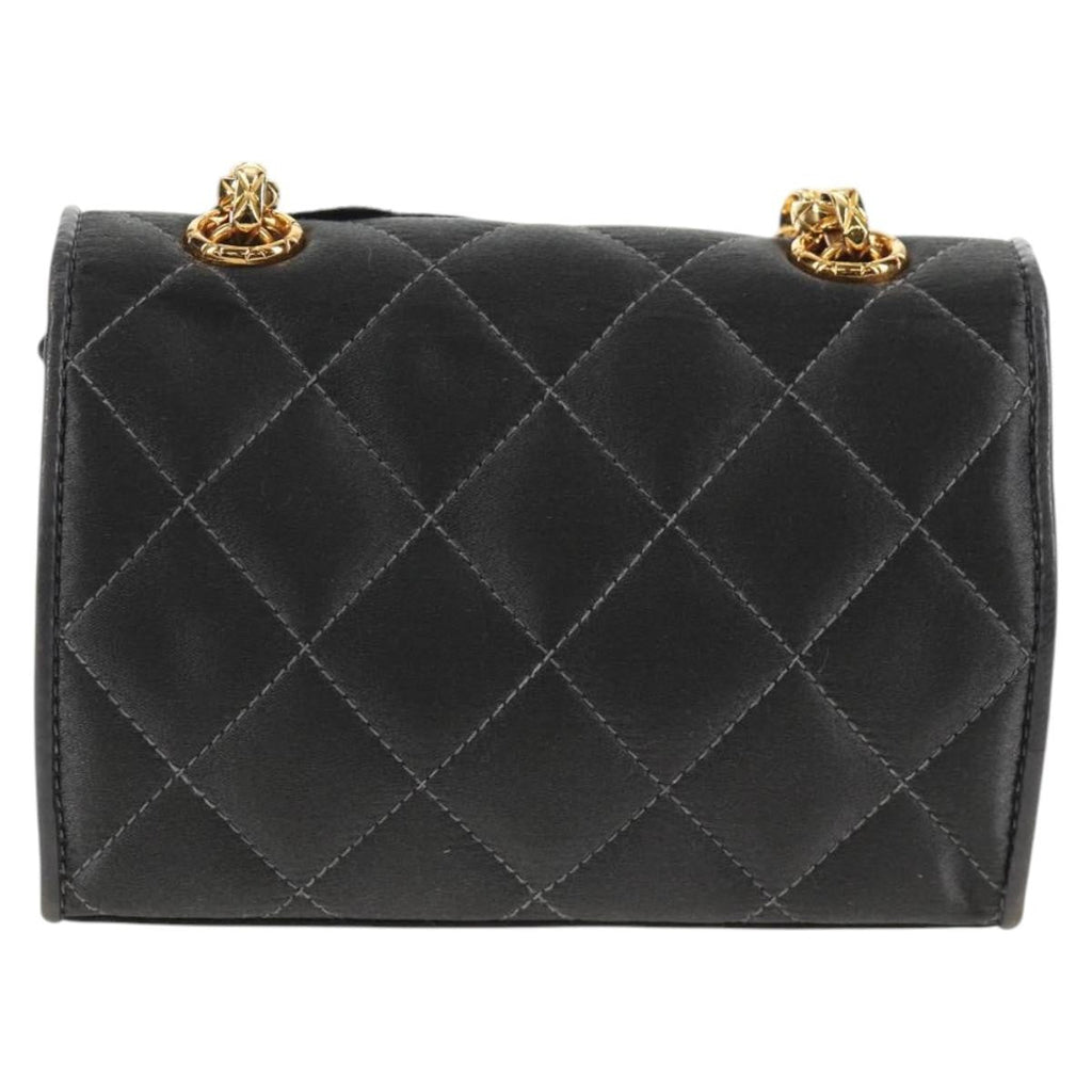 Chanel Vintage Camellia Flap Bag Satin Gray Satin Clutche & Pouche Bag