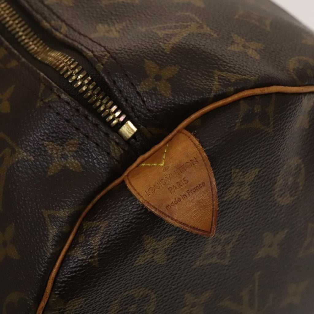 Louis Vuitton Keepall Bag Monogram Canvas Brown Canvas Travel Bag