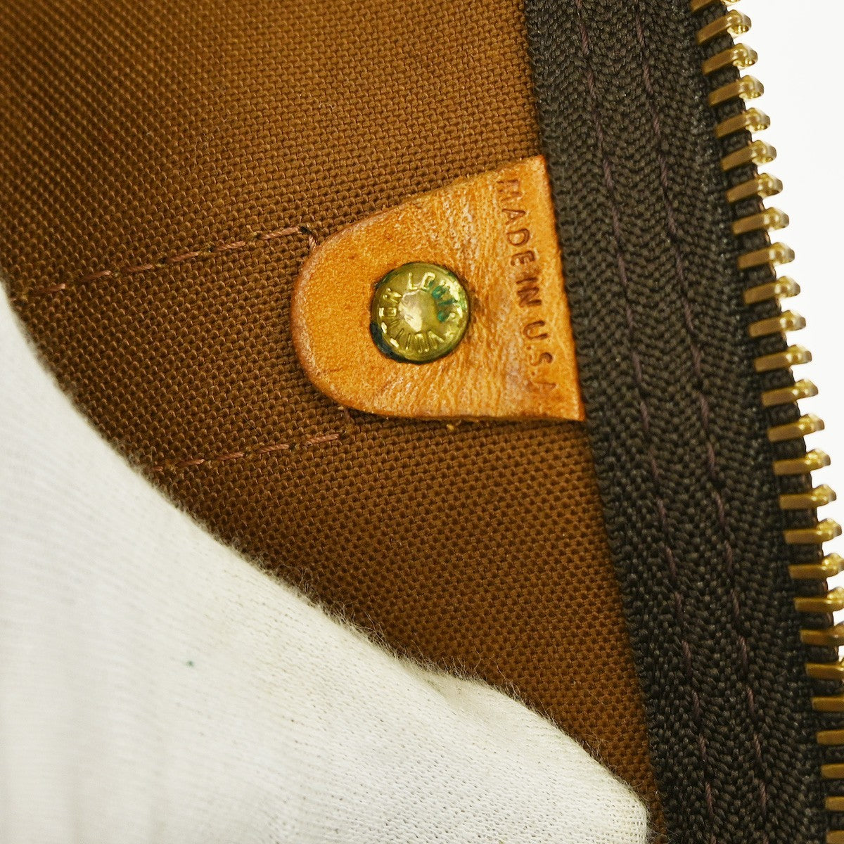 Louis Vuitton Keepall Bag Monogram Canvas Brown Canvas Travel Bag