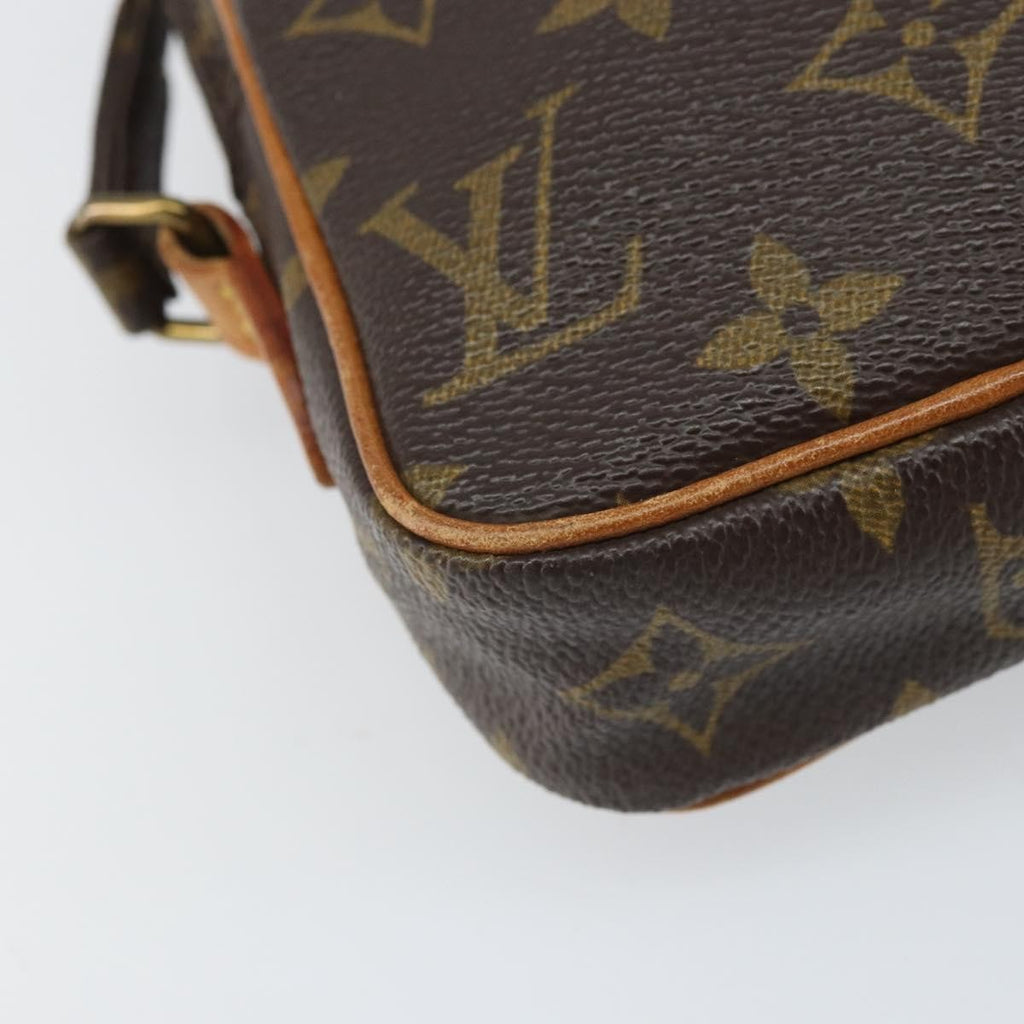 Louis Vuitton Danube Handbag Monogram Canvas Brown Canvas Shoulder Bag