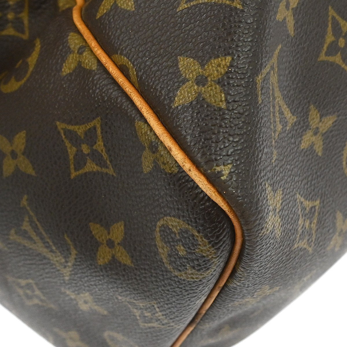 Louis Vuitton Keepall Bag Monogram Canvas Brown Canvas Travel Bag