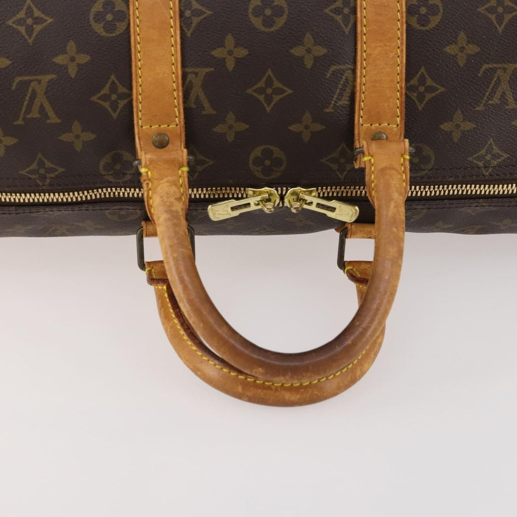 Louis Vuitton Keepall Bag Monogram Canvas Brown Canvas Travel Bag