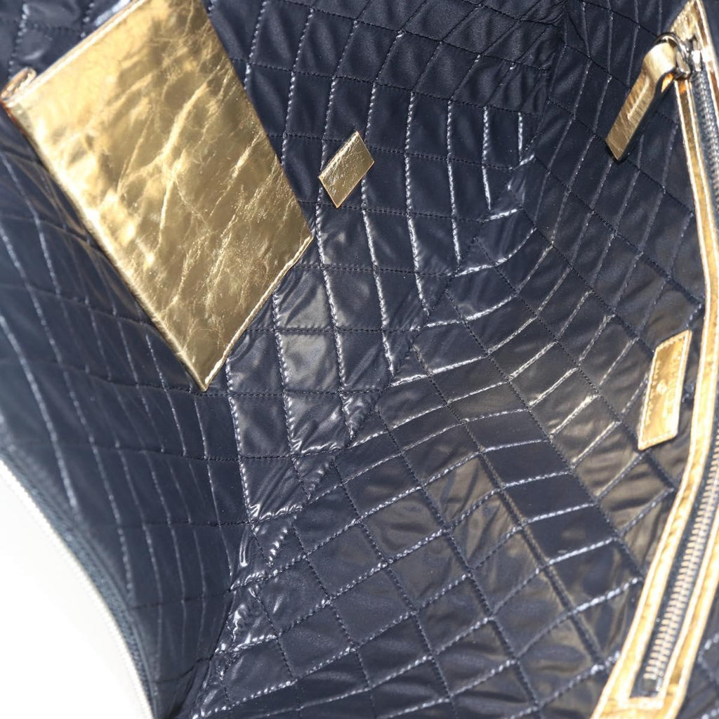 Chanel Feminine Pouch Crinkled Leather Gold Leather Clutche & Pouche Bag