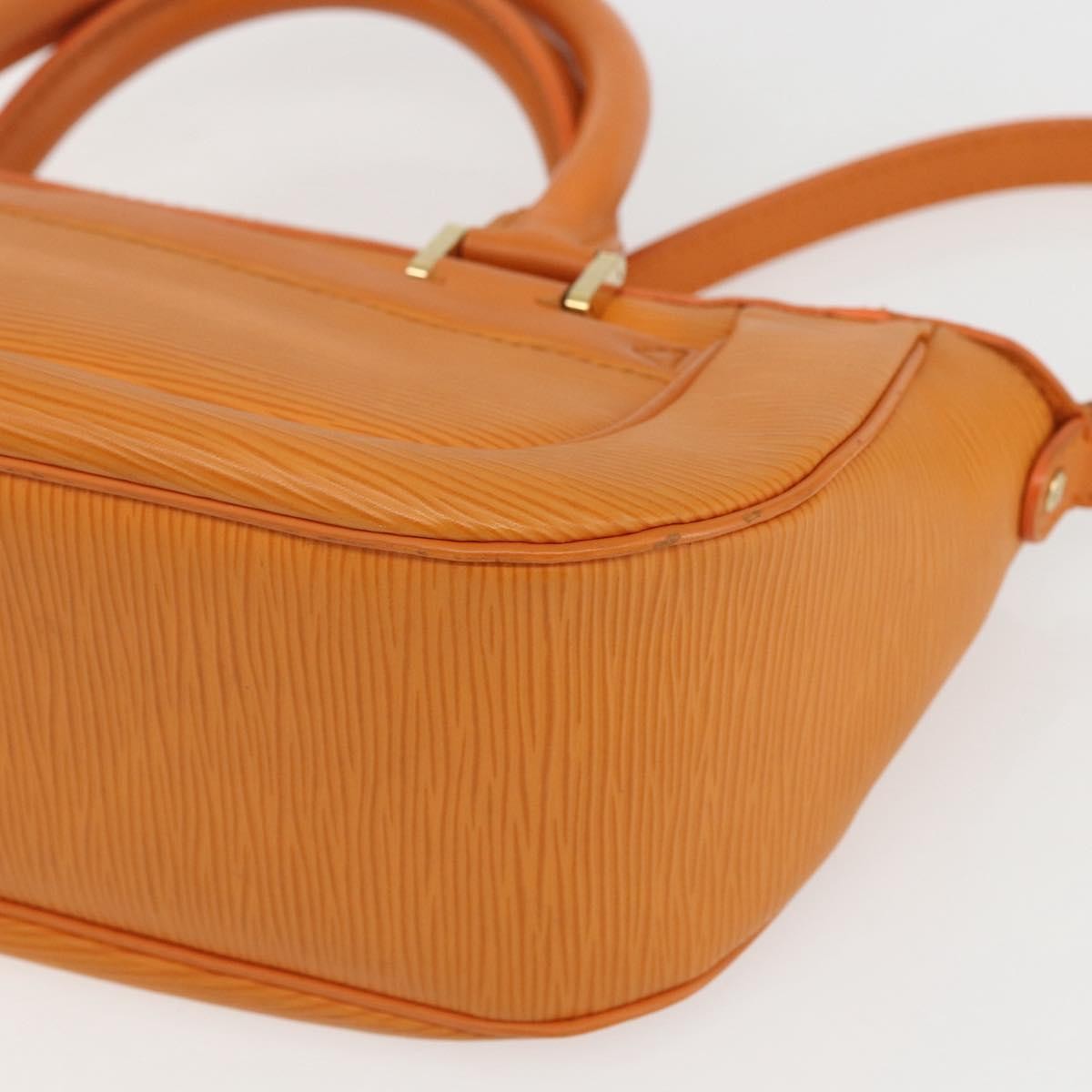 Louis Vuitton Danura Handbag Epi Orange Leather Handbag
