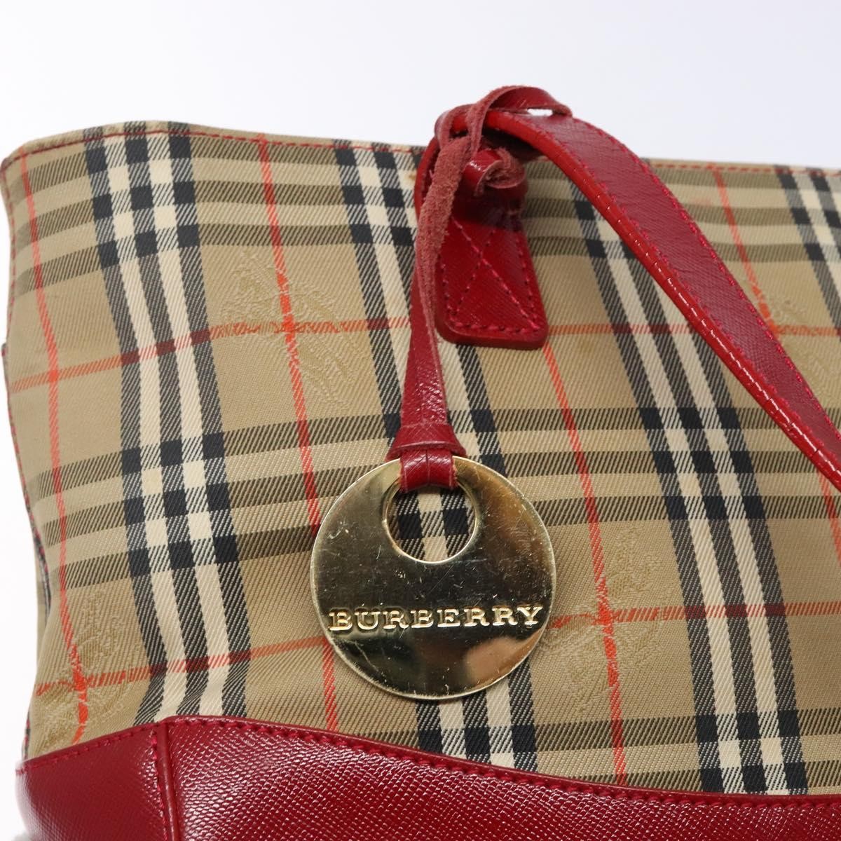 Burberry Nova Check Handbag Nova Check Canvas Beige Canvas Handbag