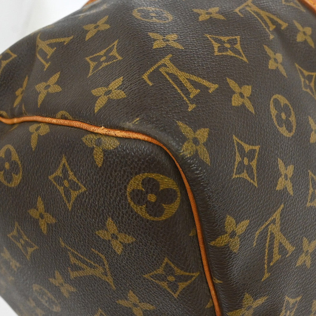 Louis Vuitton Keepall Bag Monogram Canvas Brown Canvas Travel Bag
