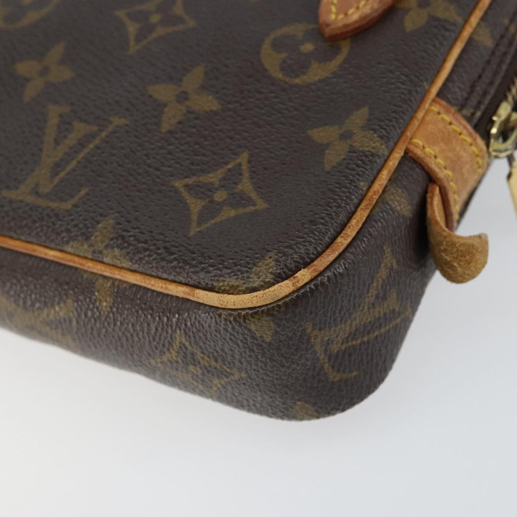Louis Vuitton Pochette Marly Bandouliere Bag Monogram Canvas Brown Canvas Clutche & Pouche Bag