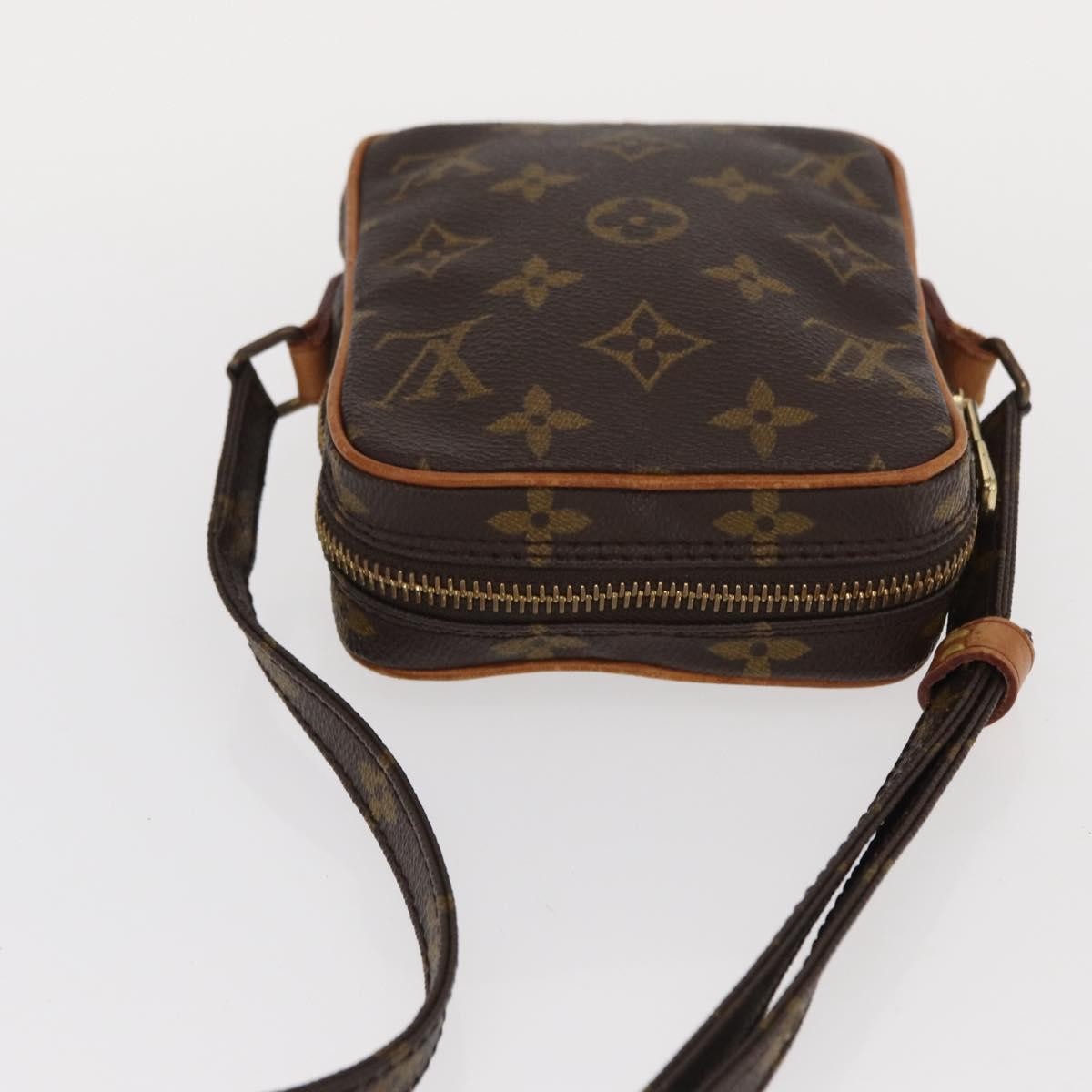 Louis Vuitton Danube Handbag Monogram Canvas Brown Canvas Shoulder Bag