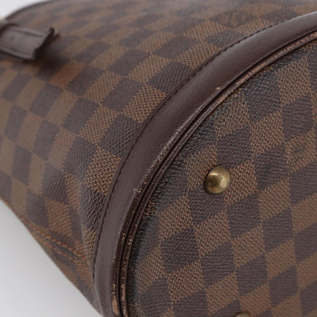 Louis Vuitton Marais Bucket Bag Damier Brown Canvas Shoulder Bag