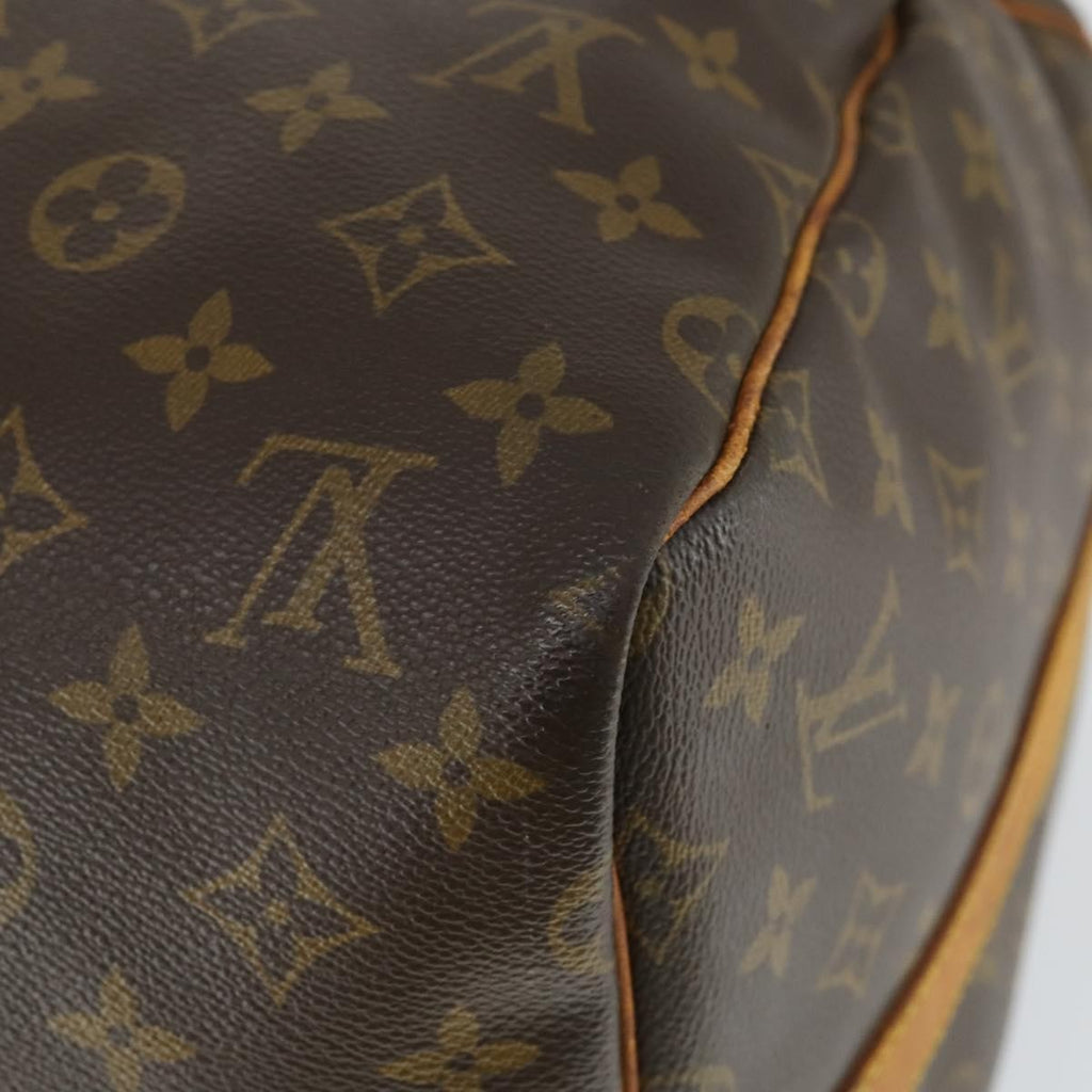 Louis Vuitton Keepall Bandouliere Bag Monogram Canvas Brown Canvas Travel Bag