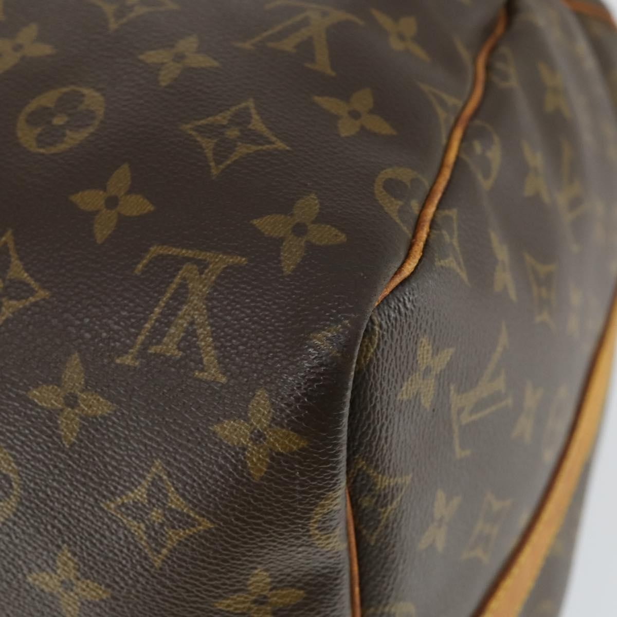 Louis Vuitton Keepall Bandouliere Bag Monogram Canvas Brown Canvas Travel Bag