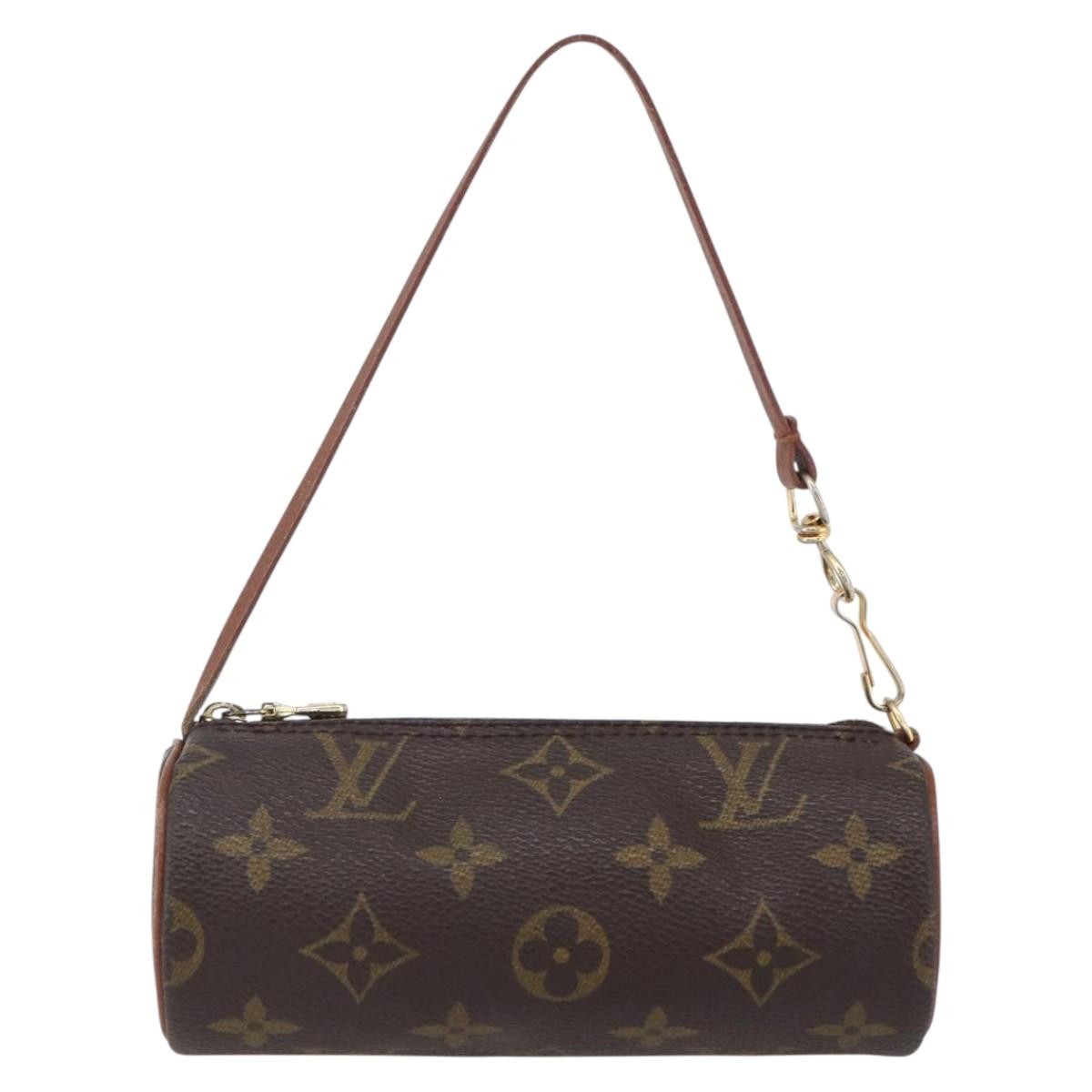 Louis Vuitton Papillon Pochette Monogram Canvas Brown Canvas Clutche & Pouche Bag