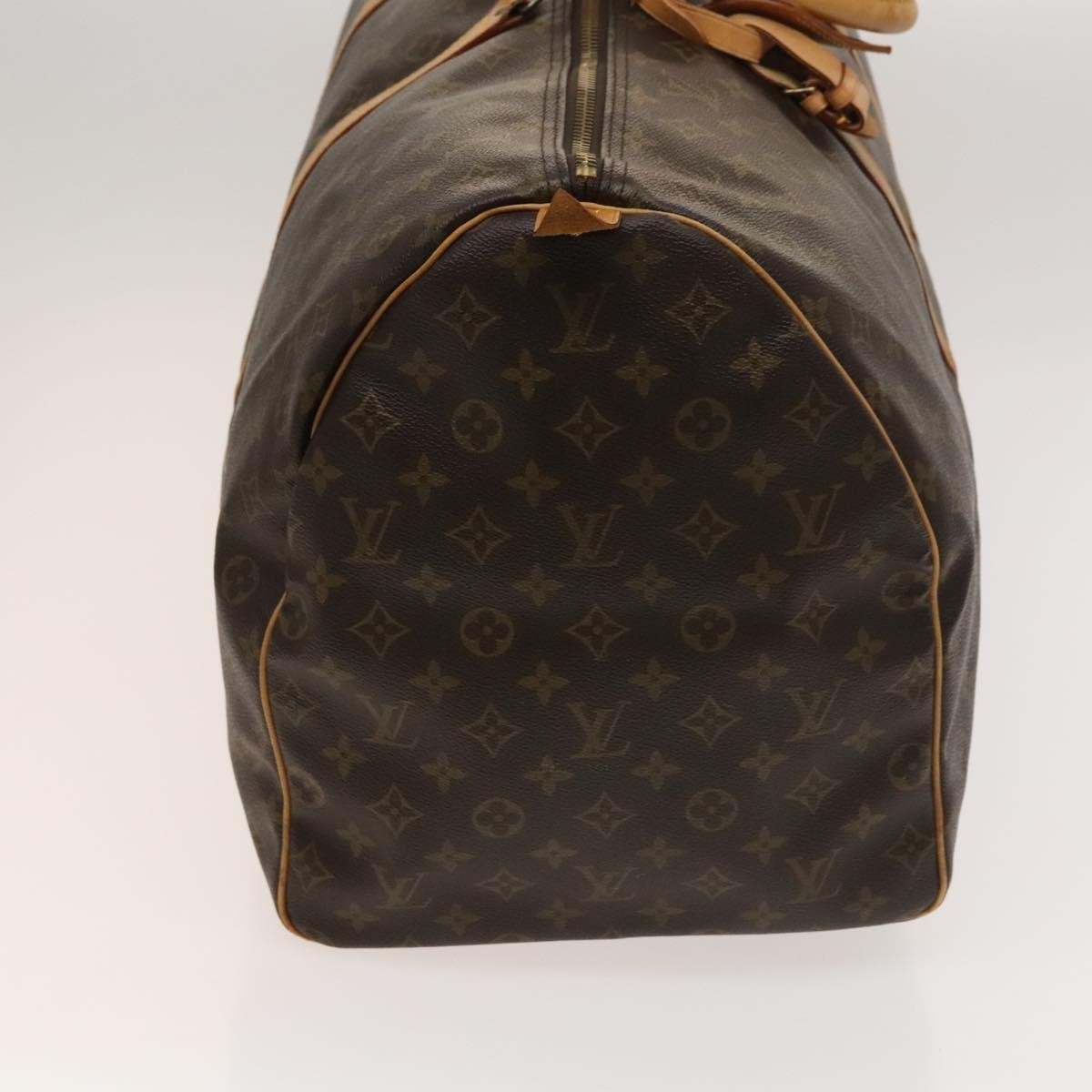 Louis Vuitton Keepall Bag Monogram Canvas Brown Canvas Travel Bag