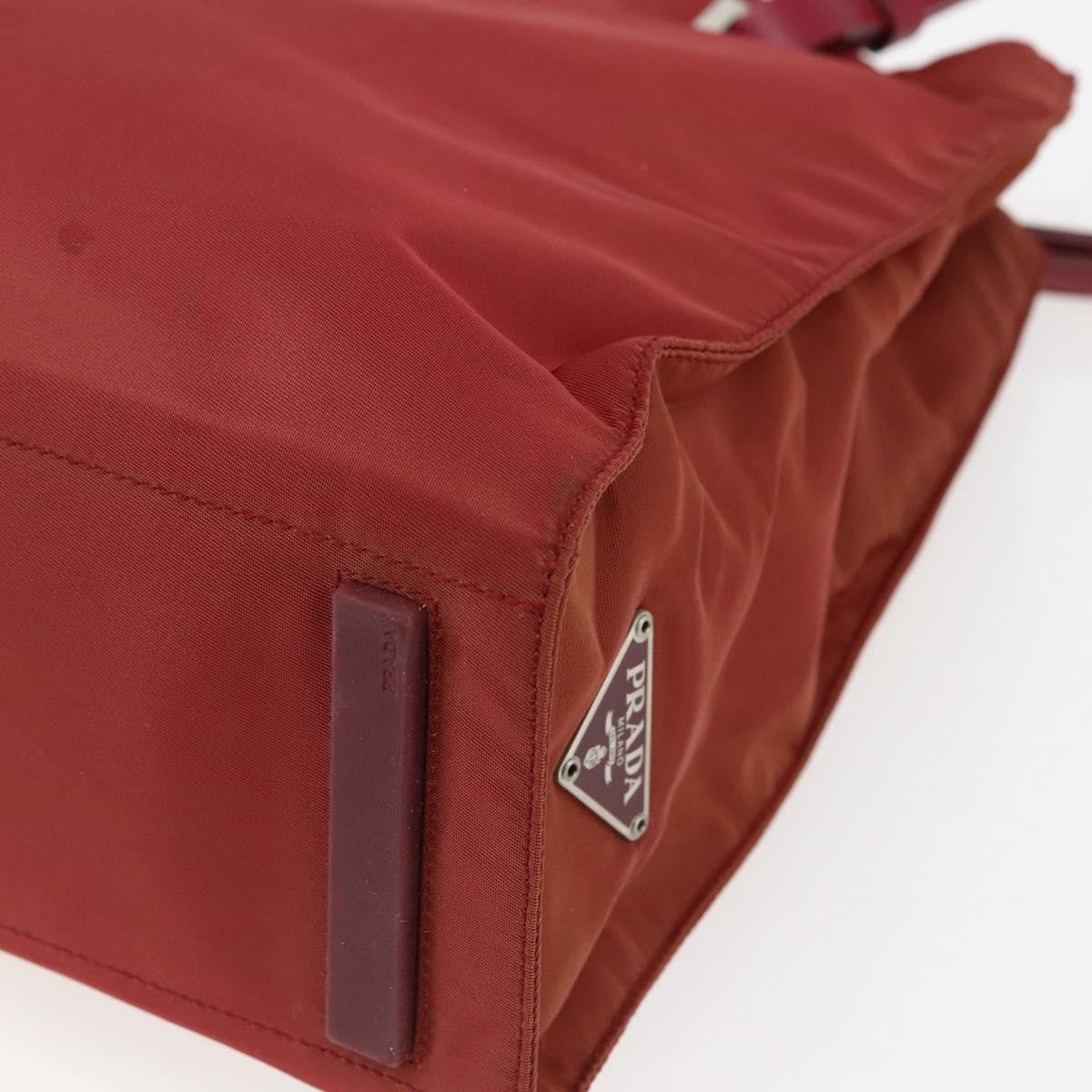 Prada Vintage Tote Tessuto Red Nylon Tote Bag Bag