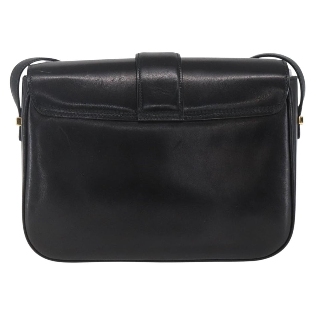 Celine Horse Carriage Shoulder Bag Leather Black Leather Shoulder Bag Bag