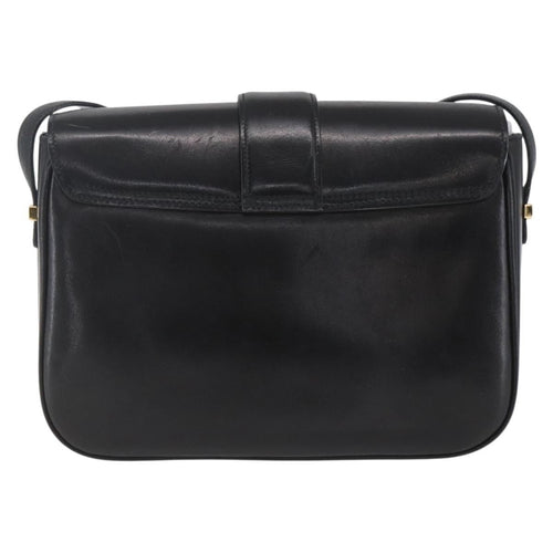 Celine Horse Carriage Shoulder Bag Leather Black Leather Shoulder Bag Bag