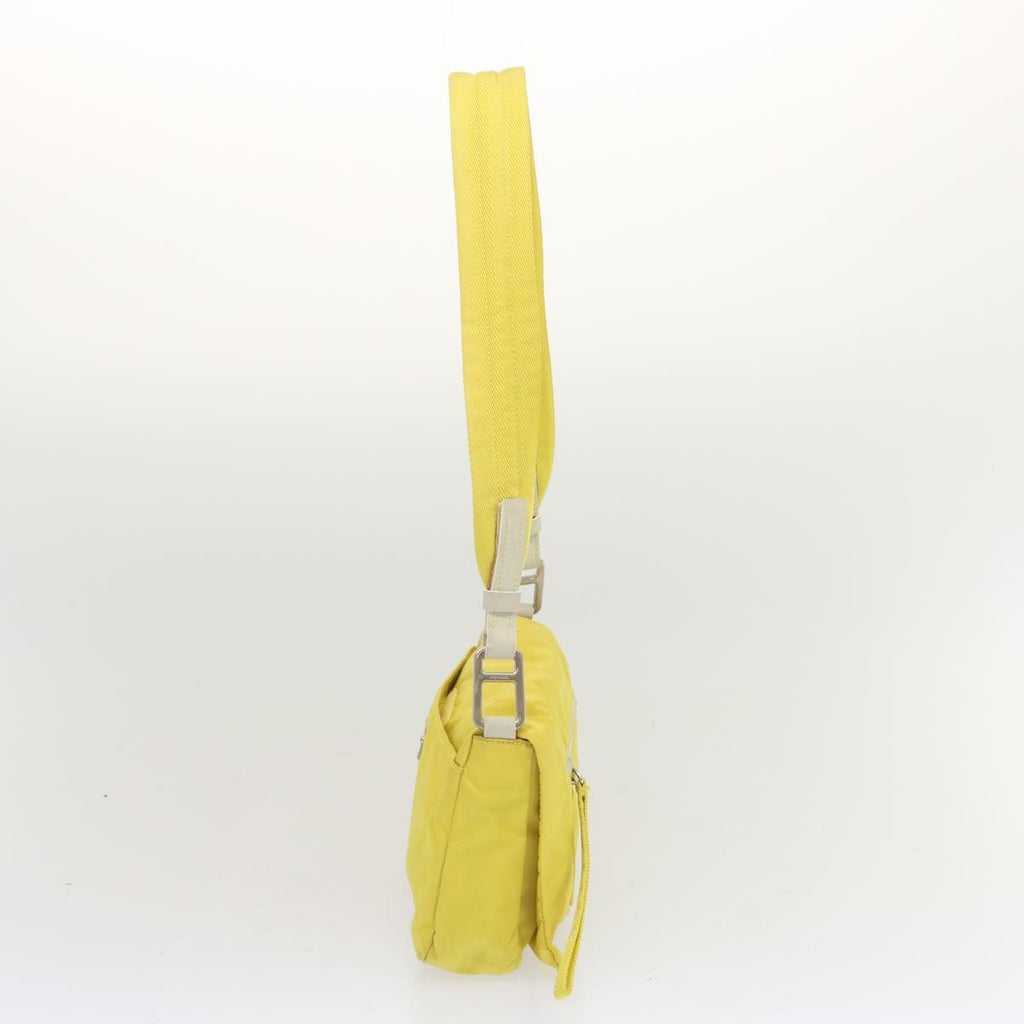 Prada Vintage Shoulder Bag Tessuto Yellow Nylon Shoulder Bag Bag