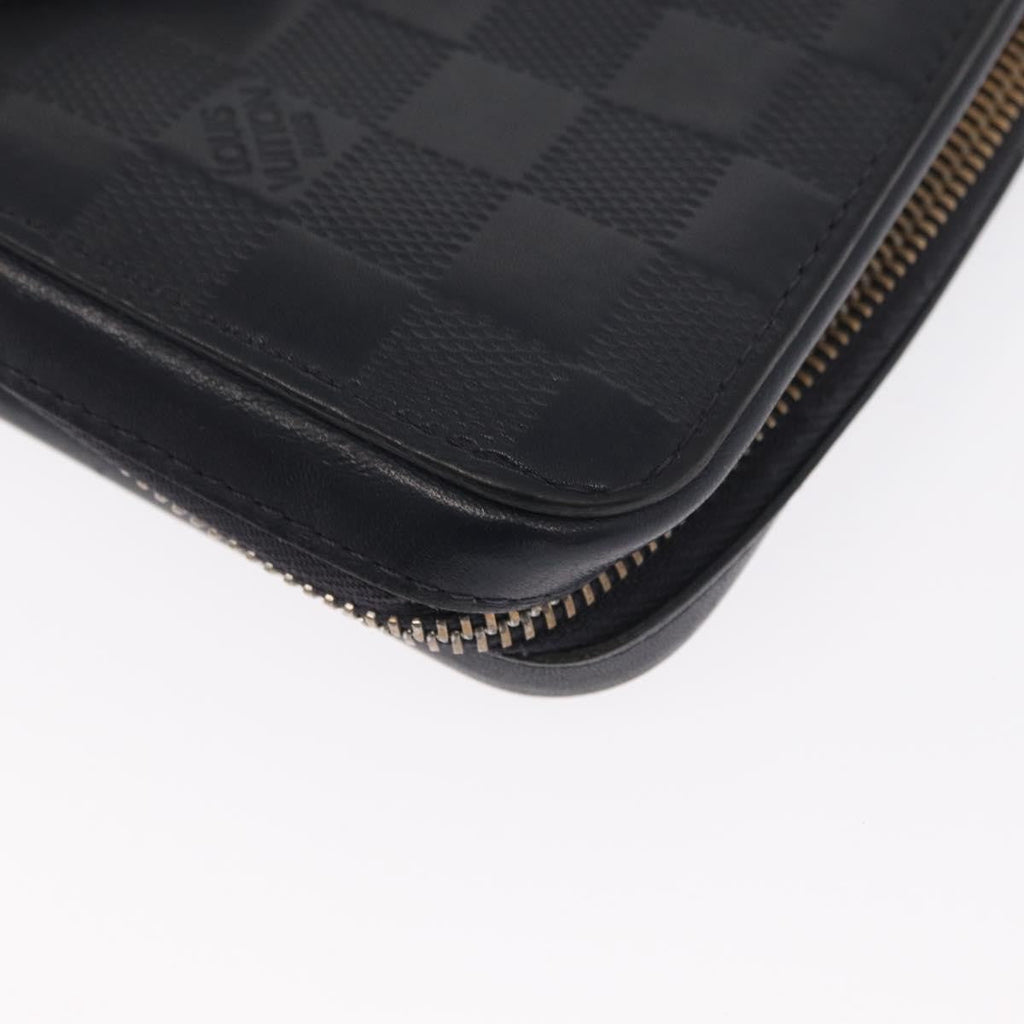 Louis Vuitton Zippy Xl Damier Leather Black Leather Wallets Accessory