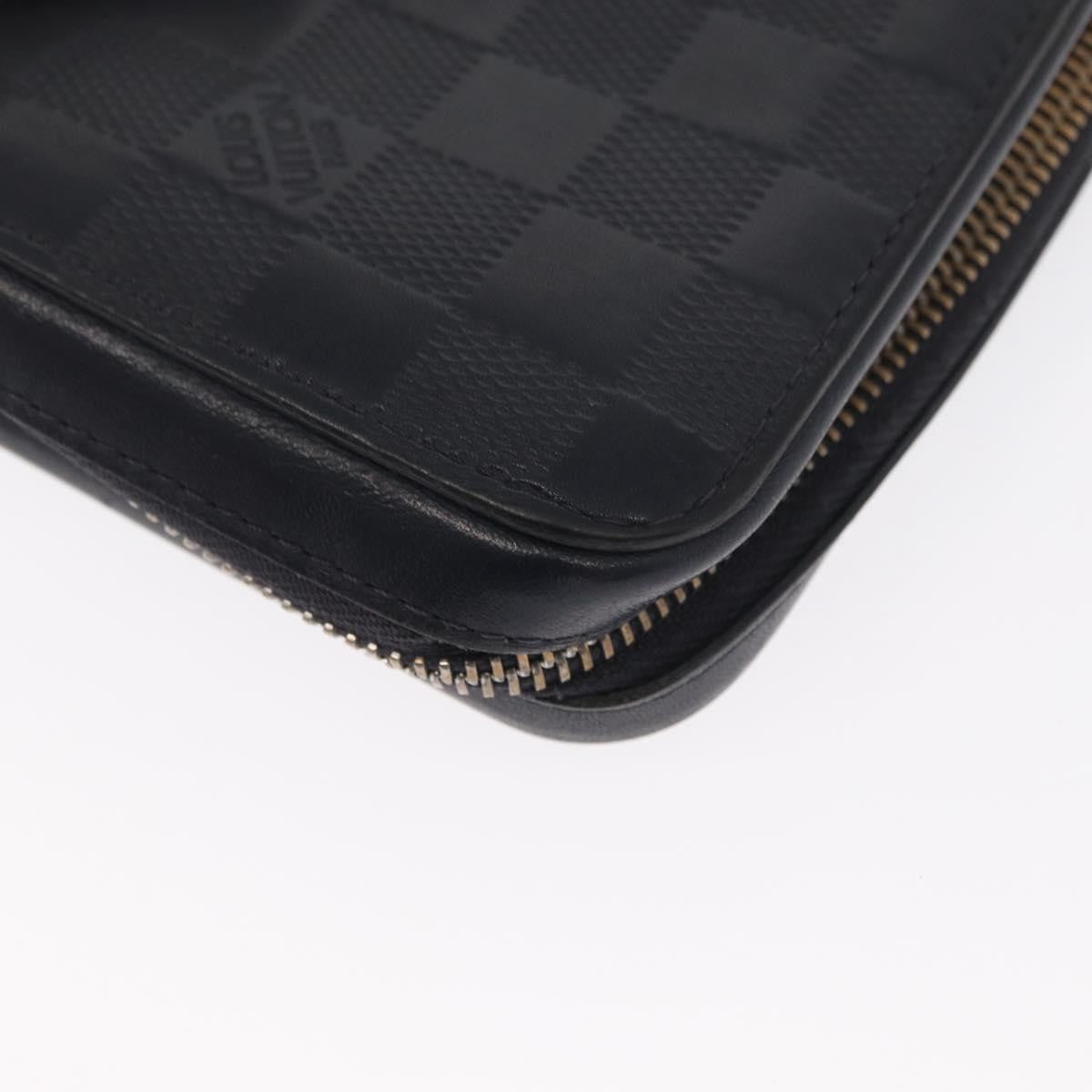 Louis Vuitton Zippy Xl Damier Leather Black Leather Wallets Accessory