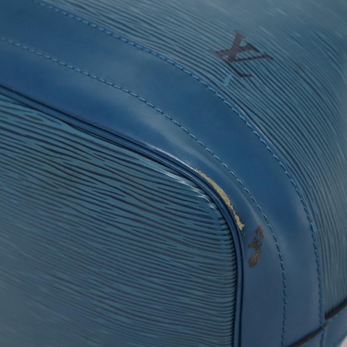 Louis Vuitton Noe Handbag Epi Leather Blue Leather Bag