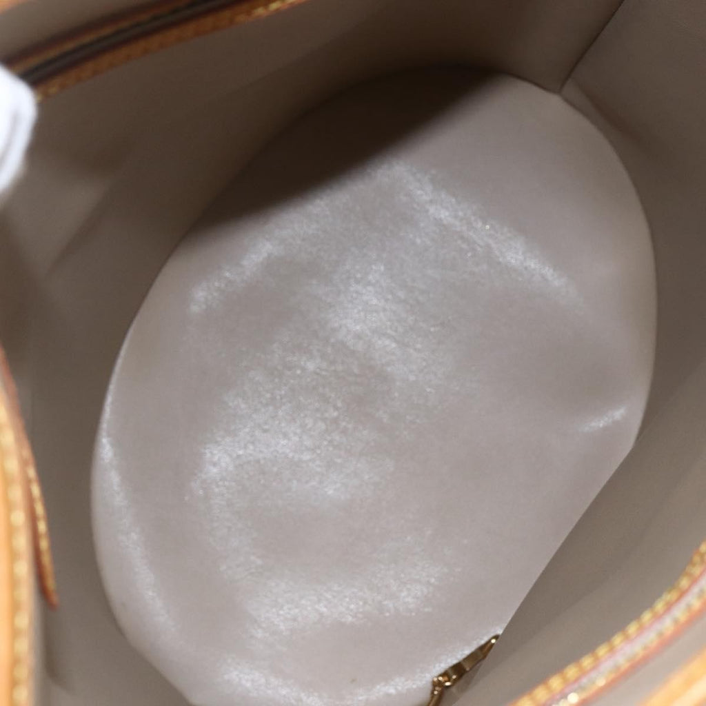 Louis Vuitton Bucket Bag Monogram Vernis Beige Patent_Leather Shoulder Bag