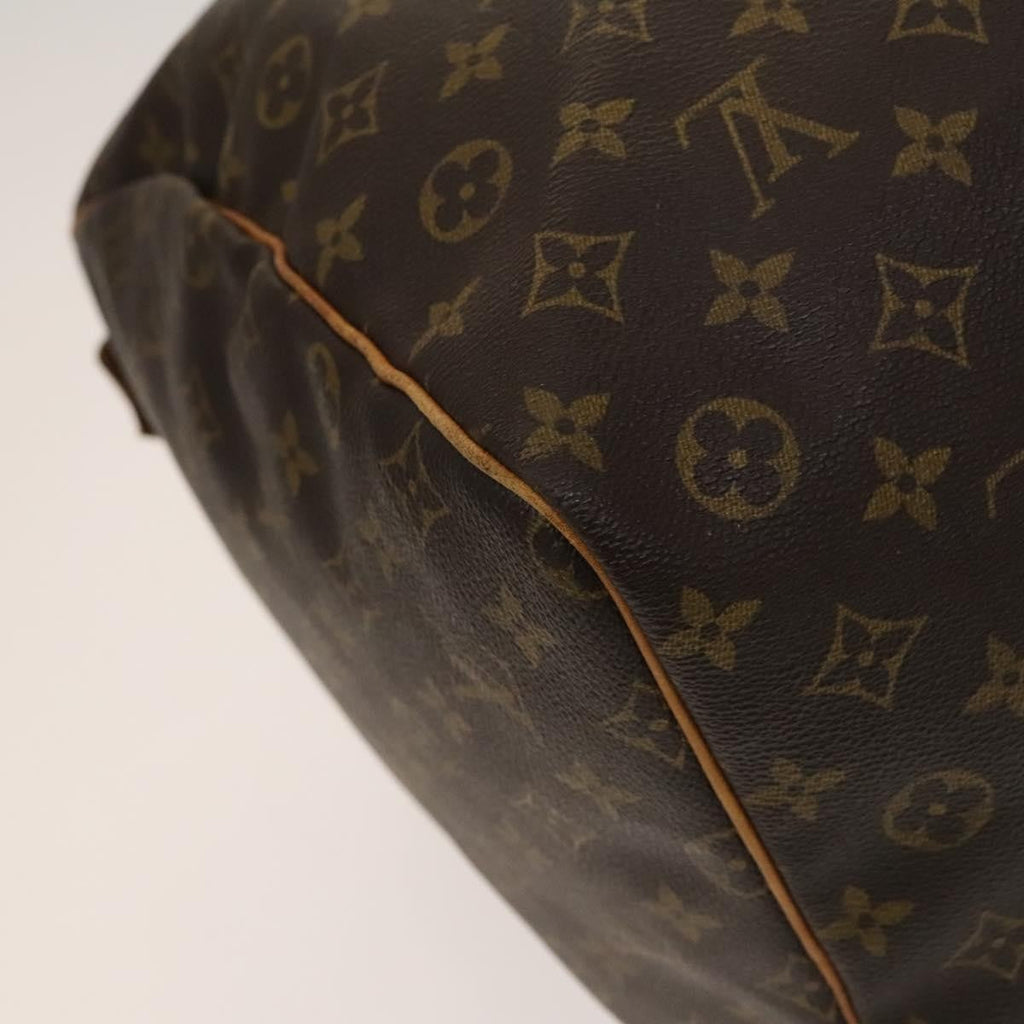 Louis Vuitton Keepall Bag Monogram Canvas Brown Canvas Travel Bag