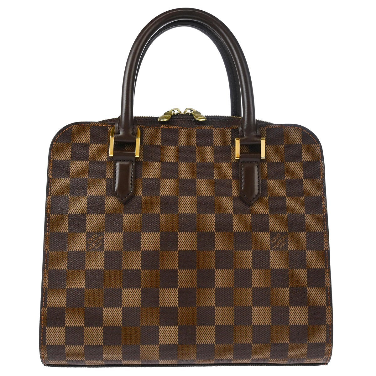 Louis Vuitton Triana Bag Damier Brown Canvas Handbag