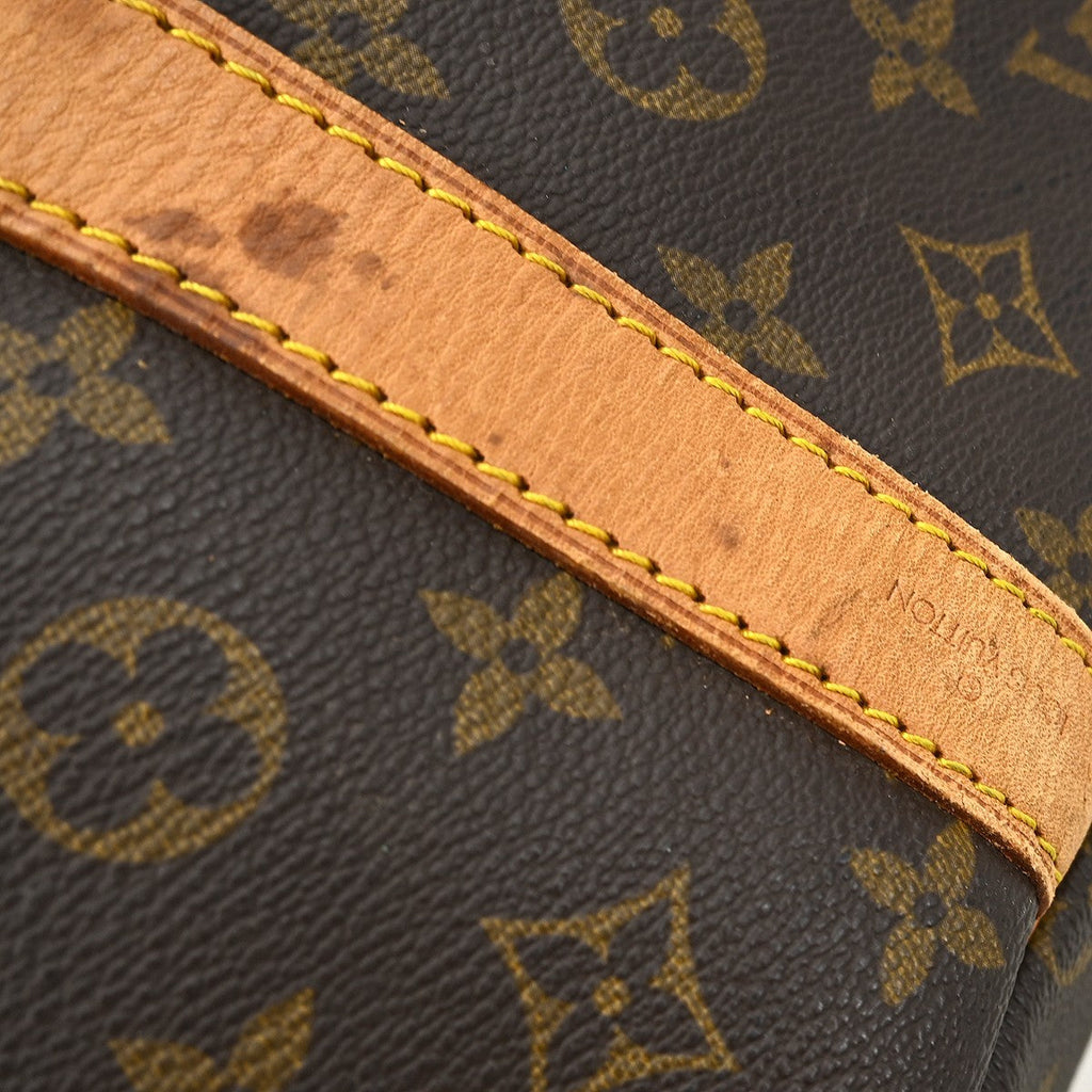Louis Vuitton Keepall Bandouliere Bag Monogram Canvas Brown Canvas Travel Bag