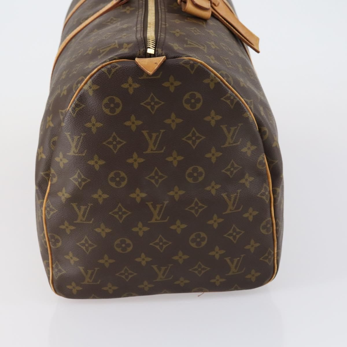 Louis Vuitton Keepall Bag Monogram Canvas Brown Canvas Travel Bag