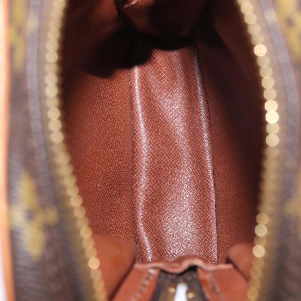 Louis Vuitton Danube Handbag Monogram Canvas Brown Canvas Shoulder Bag