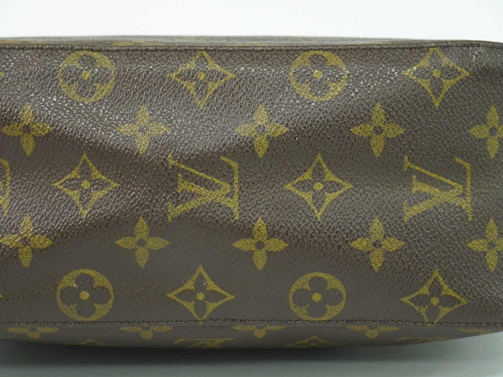 Louis Vuitton Monogram Looping Handbag Monogram Canvas Brown Canvas Shoulder Bag