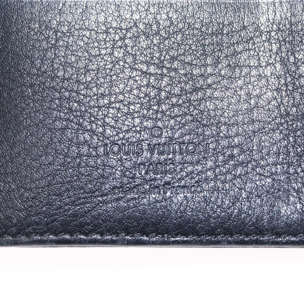Louis Vuitton Amelia Wallet Mahina Leather Black Leather Wallets Accessory