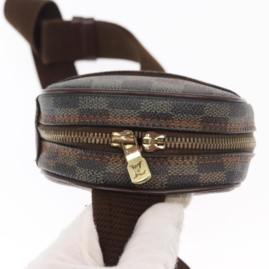 Louis Vuitton Pochette Gange Damier Brown Canvas Clutche & Pouche Bag