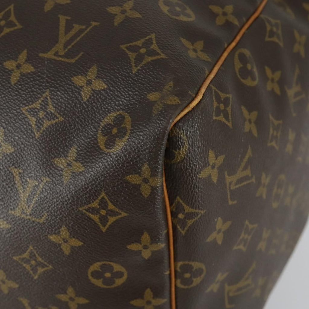 Louis Vuitton Keepall Bag Monogram Canvas Brown Canvas Travel Bag