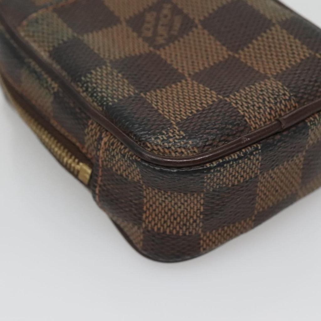 Louis Vuitton Etui Okapi Camera Case Damier Brown Canvas Bag