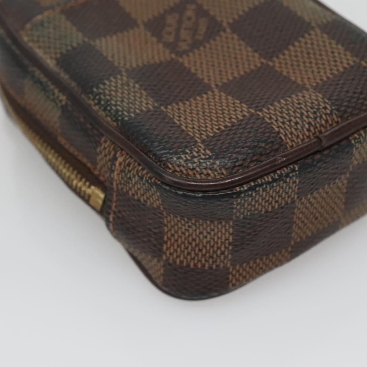 Louis Vuitton Etui Okapi Camera Case Damier Brown Canvas Bag