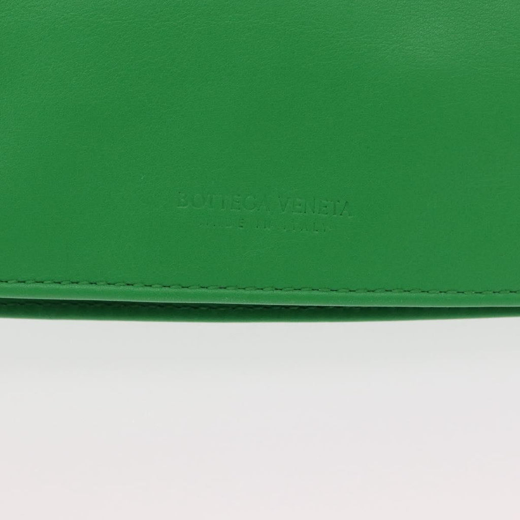 Bottega Veneta Bv Twist Bag Leather Green Leather Handbag