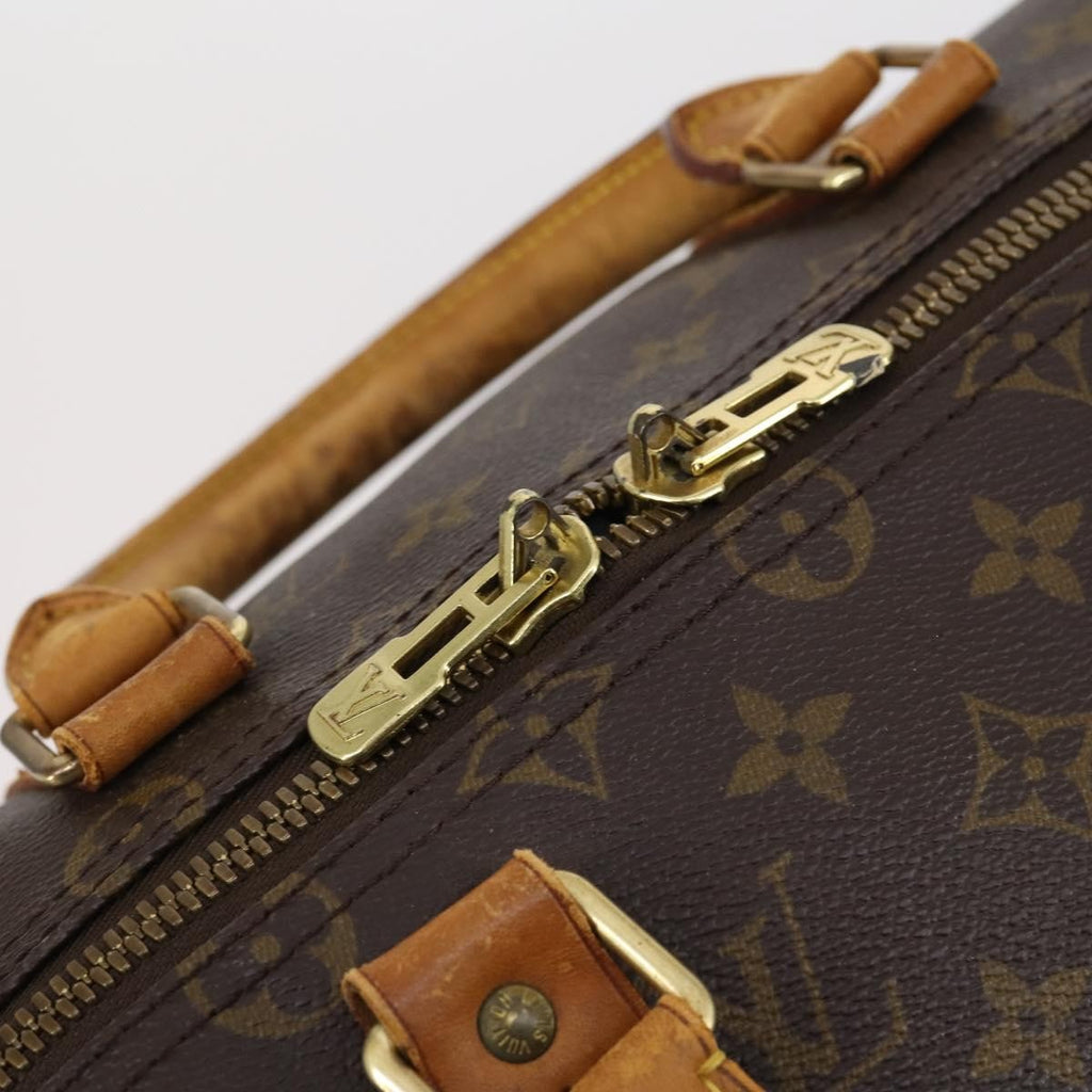Louis Vuitton Keepall Bag Monogram Canvas Brown Canvas Travel Bag